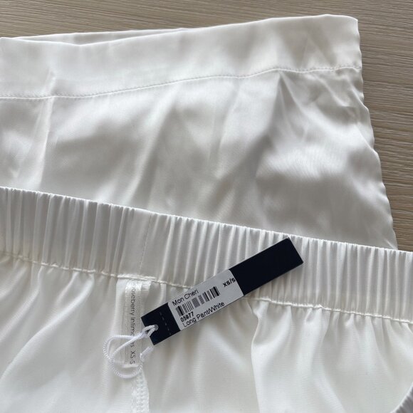 Gooseberry Intimates Mon Cheri Silk Pants White - XS/S - Picture 5 of 5